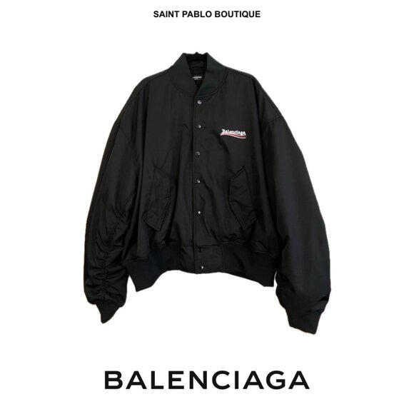 Balenciaga Political Campaign Varsity Jacket - Picture 2 of 2